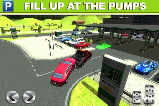 Gas Station Car Parking Game图片14