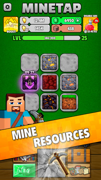Minetap: Epic Clicker! Tap Crafting & mine heroes图片2
