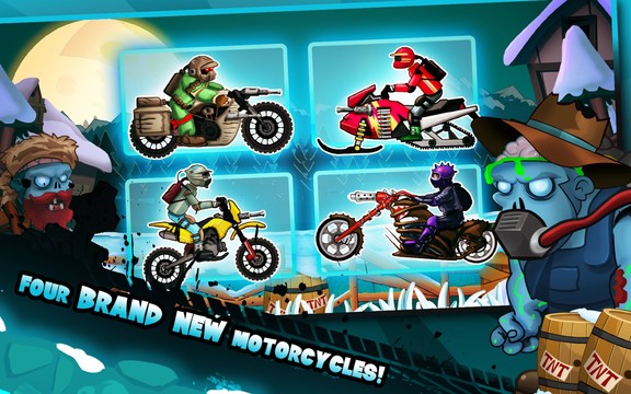 Zombie Shooter Motorcycle Race图片5