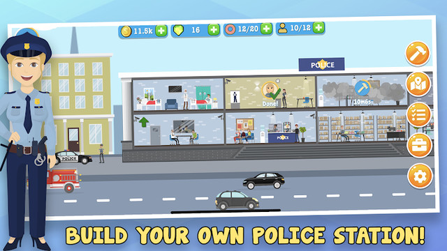 Police Inc: Tycoon police station builder cop game图片3