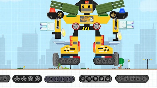 Labo积木汽车2儿童赛车游戏-创造卡车警车消防车的儿童游戏图片2