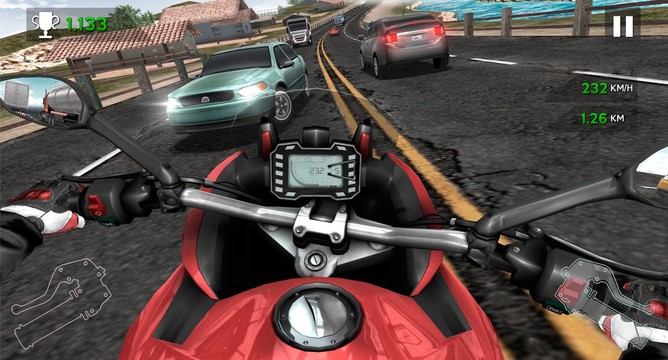 Moto Rider In Traffic图片5