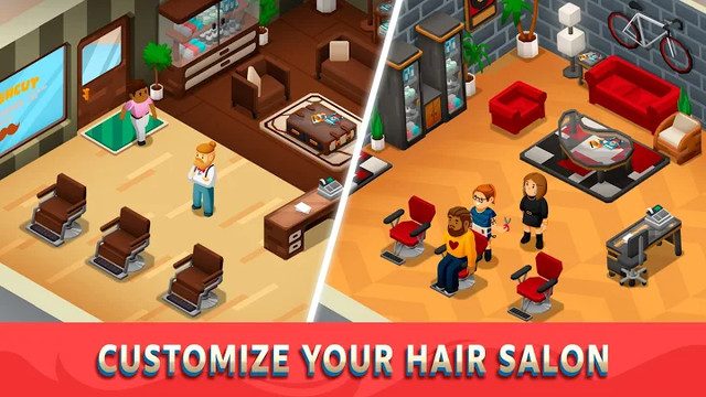 Idle Barber Shop Tycoon - Business Management Game图片5