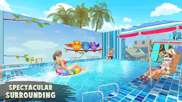 Water Parks Extreme Slide Ride : Amusement Park 3D图片5