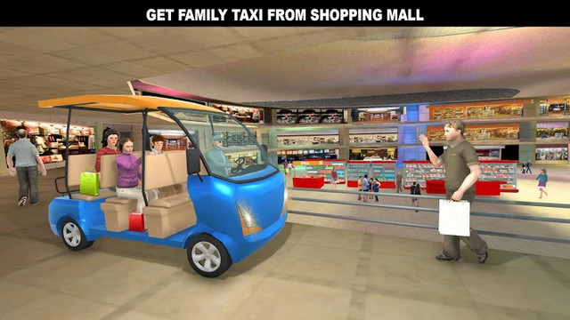 购物中心拉什出租车：城市司机模拟器图片3