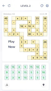 Math Puzzle Games - Crossmath图片3