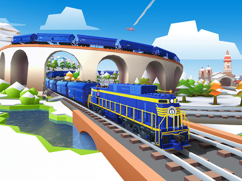 Train Station 2: 铁路大亨和战略模拟游戏图片3