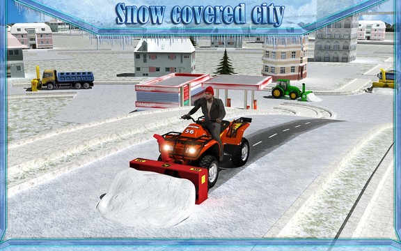 Snow Blower Truck Simulator 3D图片2