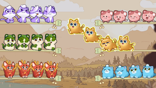 Cat Sort Puzzle: Cute Pet Game图片4