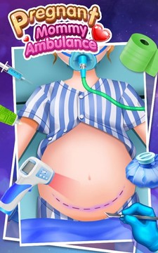 怀孕妈妈救护车 - 外科医生模拟免费游戏图片1