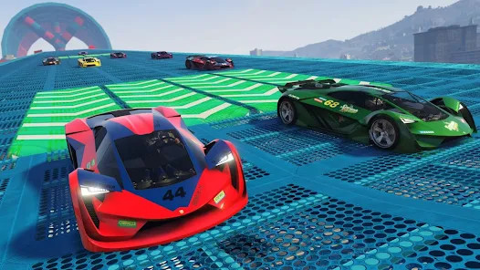 Mega Ramp Car Offline Games图片2