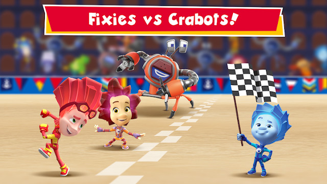Fixies vs Crabots! 螺丝钉:8運動游戏多人图片2