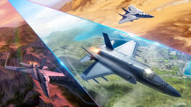 空战 - 现代战争 飞行游戏图片1