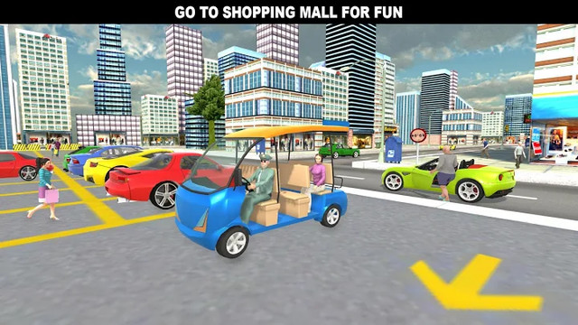 购物中心拉什出租车：城市司机模拟器图片4