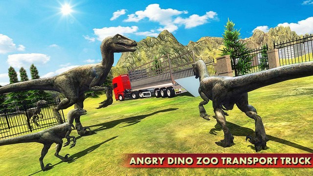 愤怒的恐龙动物园运输车图片6