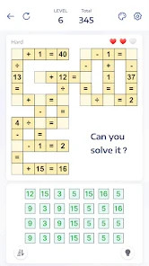 Math Puzzle Games - Crossmath图片2