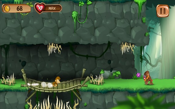 猴子快跑 – 跑酷遊戲 & 猴子游戏图片1