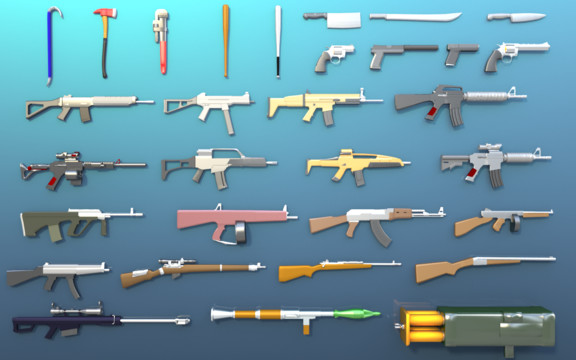 Pixel Smashy War - Gun Craft图片3