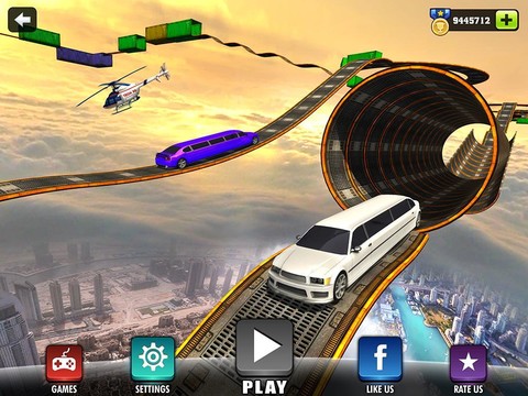 不可能的豪华轿车驾驶模拟器游戏轨道图片5
