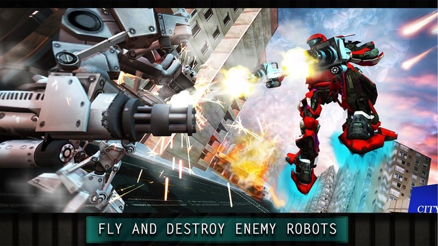 未来的飞行机器人大战城图片4