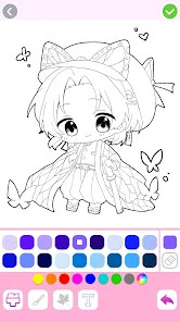 Cute Drawing : Anime Color Fan图片6