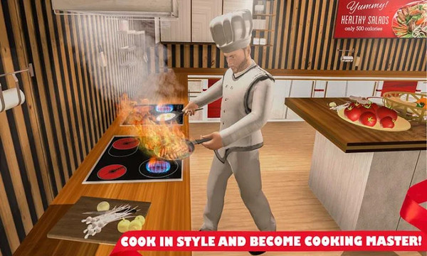 真正的烹饪游戏的3D虚拟厨房厨师图片2