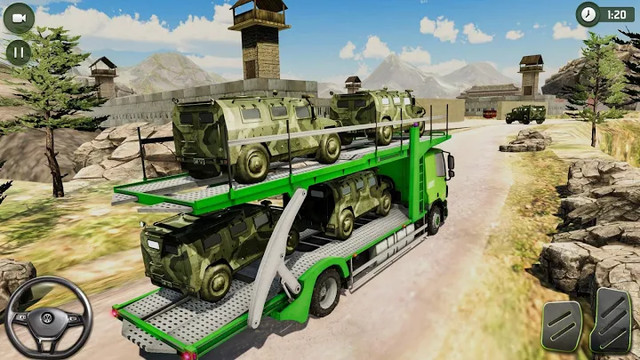 US Army Transporter: Truck Simulator Driving Games图片3