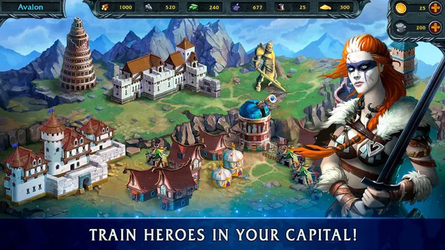 Heroes of War Magic－Turn Based RPG & Strategy game图片1