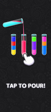 Color Water Sort Puzzle: Liquid Sort It 3D图片1