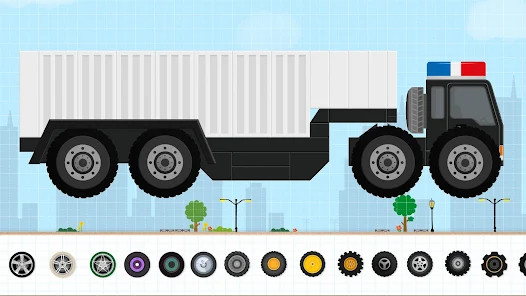 Labo积木汽车2儿童赛车游戏-创造卡车警车消防车的儿童游戏图片3