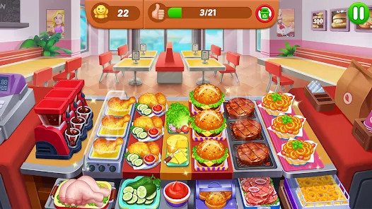 Crazy Cooking Diner: Chef Game图片3