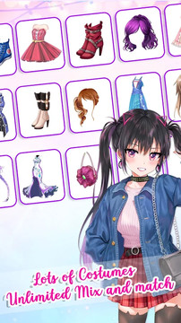 Anime Dress Up Queen Game图片4