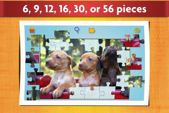 儿童可爱的小狗拼图 - Kids Puzzles ?图片5