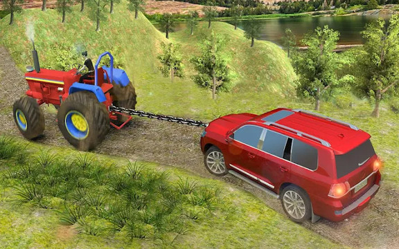 拉拖拉机小游戏：拖拉机驾驶模拟器图片1