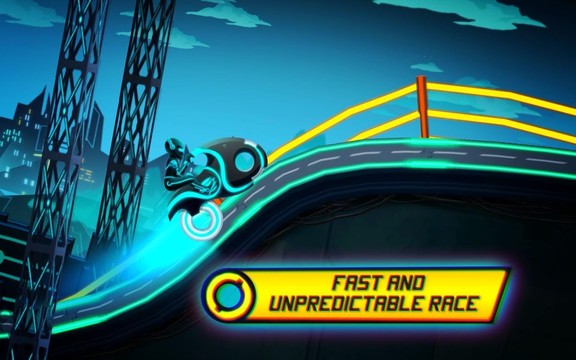 Bike Race Game: Traffic Rider Of Neon City图片2