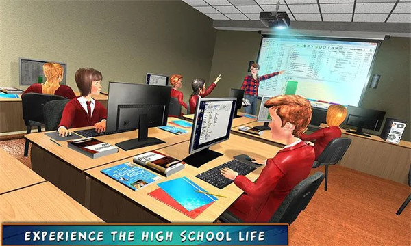 高中女孩模拟器：虚拟生活游戏3D图片6