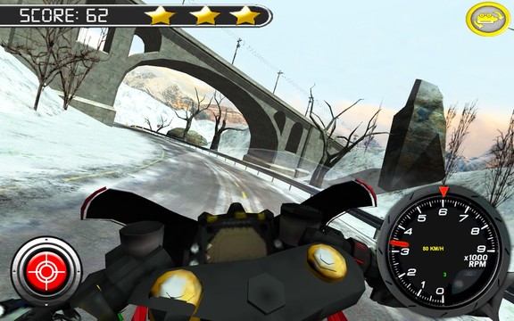 Frozen Highway Bike Rider VR图片3