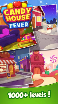 Candy House Fever - 2020 free match game图片2