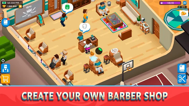 Idle Barber Shop Tycoon - Business Management Game图片2