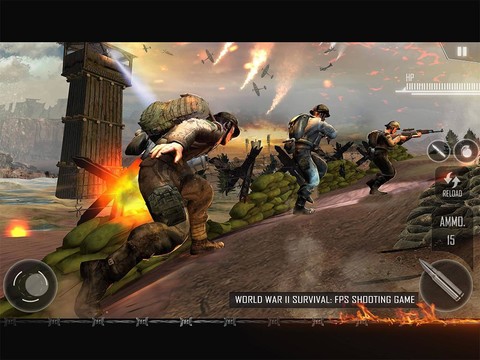 World War II Survival: FPS Shooting Game图片11