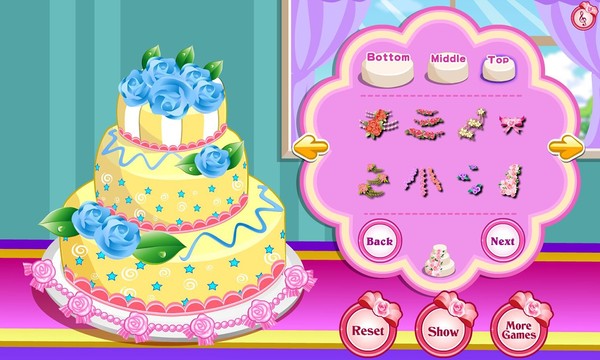 玫瑰婚礼蛋糕游戏图片4