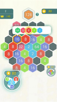 HexPop: Merge number to 2048, Free Puzzle Games图片1