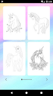 Unicorn Coloring Book图片5