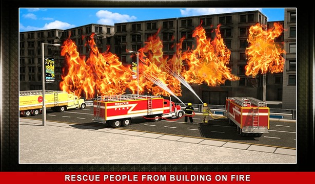 911救援消防车3D辛图片5