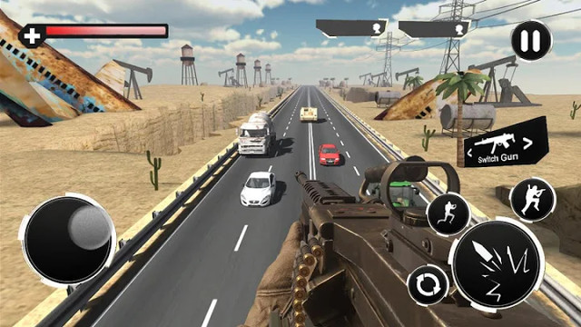 Traffic Sniper Shoot - FPS Gun War图片1