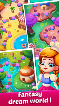 Sweet match 3 puzzle game : Candy holic图片1