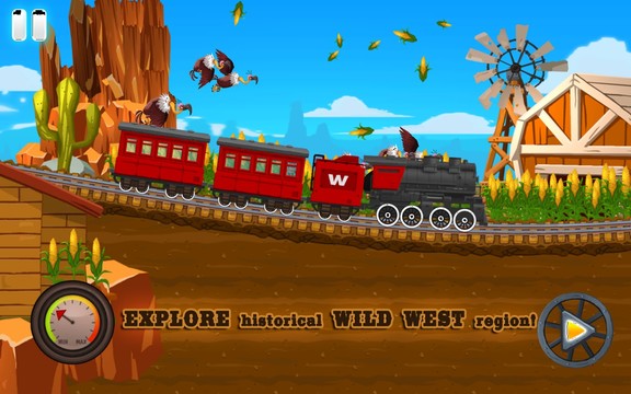 Western Train Driving Race图片2