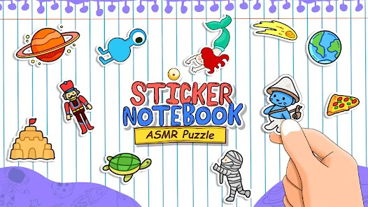Sticker Notebook: ASMR Puzzle图片5