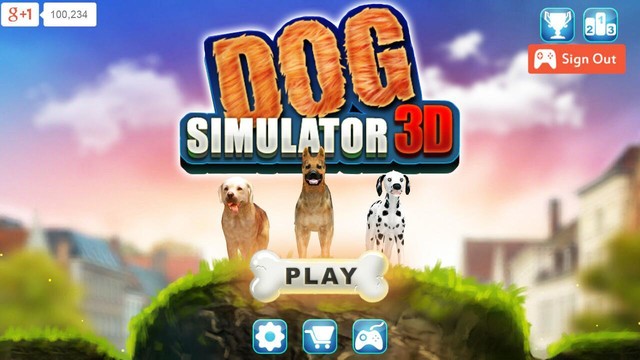 狗狗模拟3D图片3