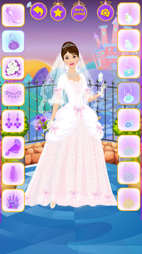 打扮公主婚礼游戏：装扮和发型游戏 — 时尚女生婚礼设计师图片5
